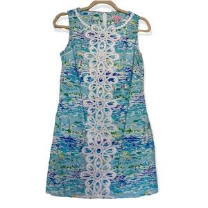 Lilly Pulitzer Toile Dress in High Tide